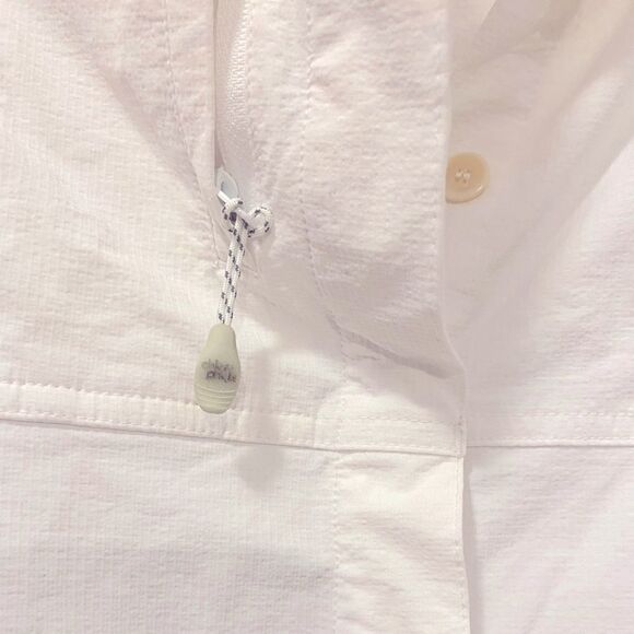 🌷 Chlorophylle🌷 White Chemise Travel Shirt - Picture 16 of 16